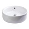 Eago EAGO BA129 16" ROUND CERAMIC ABOVE MOUNT BATHROOM BASIN VESSEL SINK BA129 - alternate 1